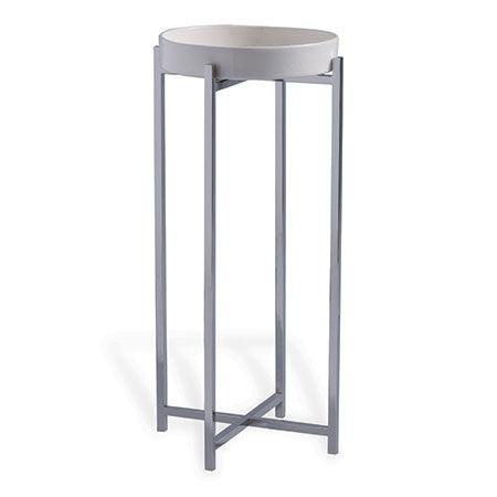 Jody Navy Accent Table-Port 68-PORT-AFDS-384-03-Side TablesCream-3-France and Son