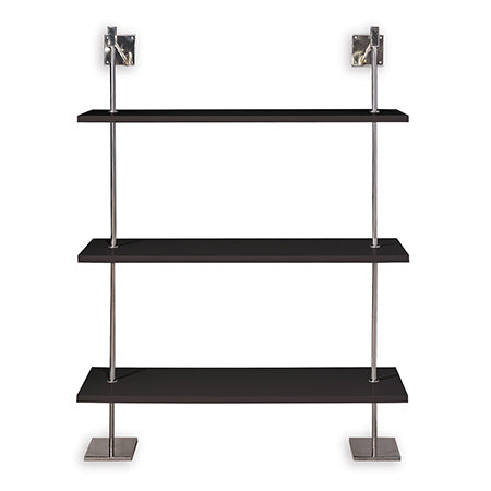 Marais 3-Tier with 48" Shelf-Port 68-PORT-AFGS-313-25-Bookcases & CabinetsBlack-Nickel-4-France and Son