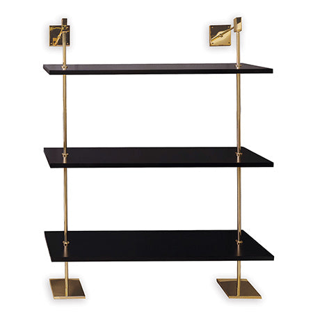 Marais 3-Tier with 48" Shelf-Port 68-PORT-AFGS-313-29-Bookcases & CabinetsBlack-Gold-6-France and Son