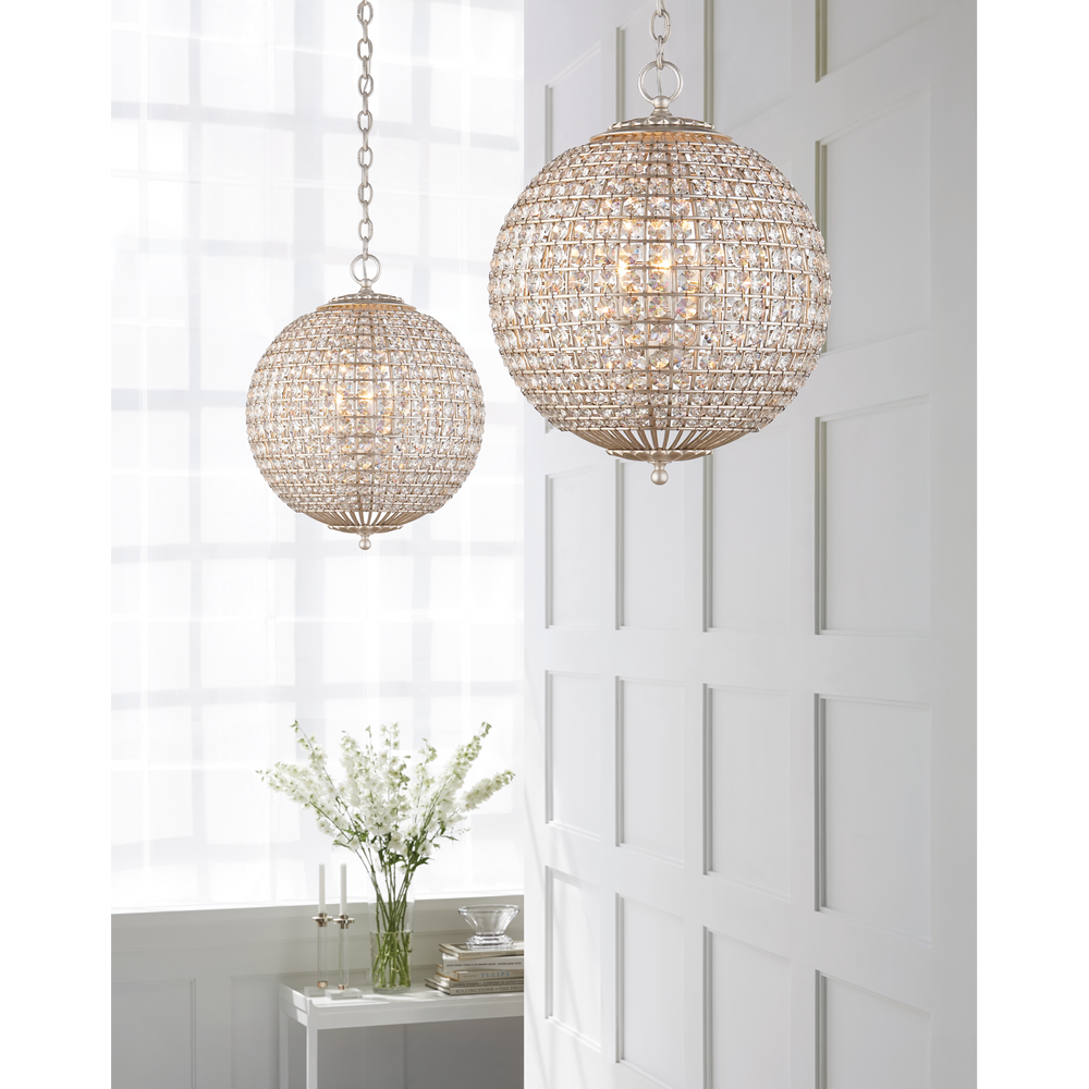 Raymond Chandelier-Visual Comfort-VISUAL-ARN 5100BSL-CG-ChandeliersSmall-Burnished Silver Leaf-2-France and Son