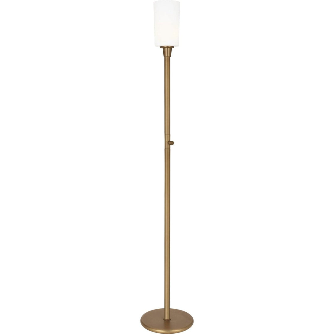 Rico Espinet Nina Torchiere Lamp-Robert Abbey Fine Lighting-ABBEY-B2068-Floor LampsAged Brass Finish-3-France and Son