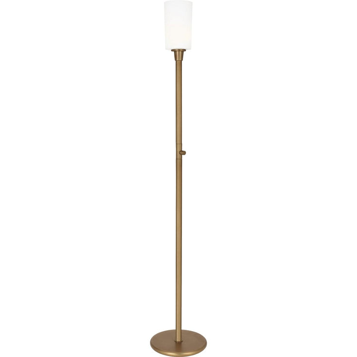 Rico Espinet Nina Torchiere Lamp-Robert Abbey Fine Lighting-ABBEY-B2068-Floor LampsAged Brass Finish-3-France and Son