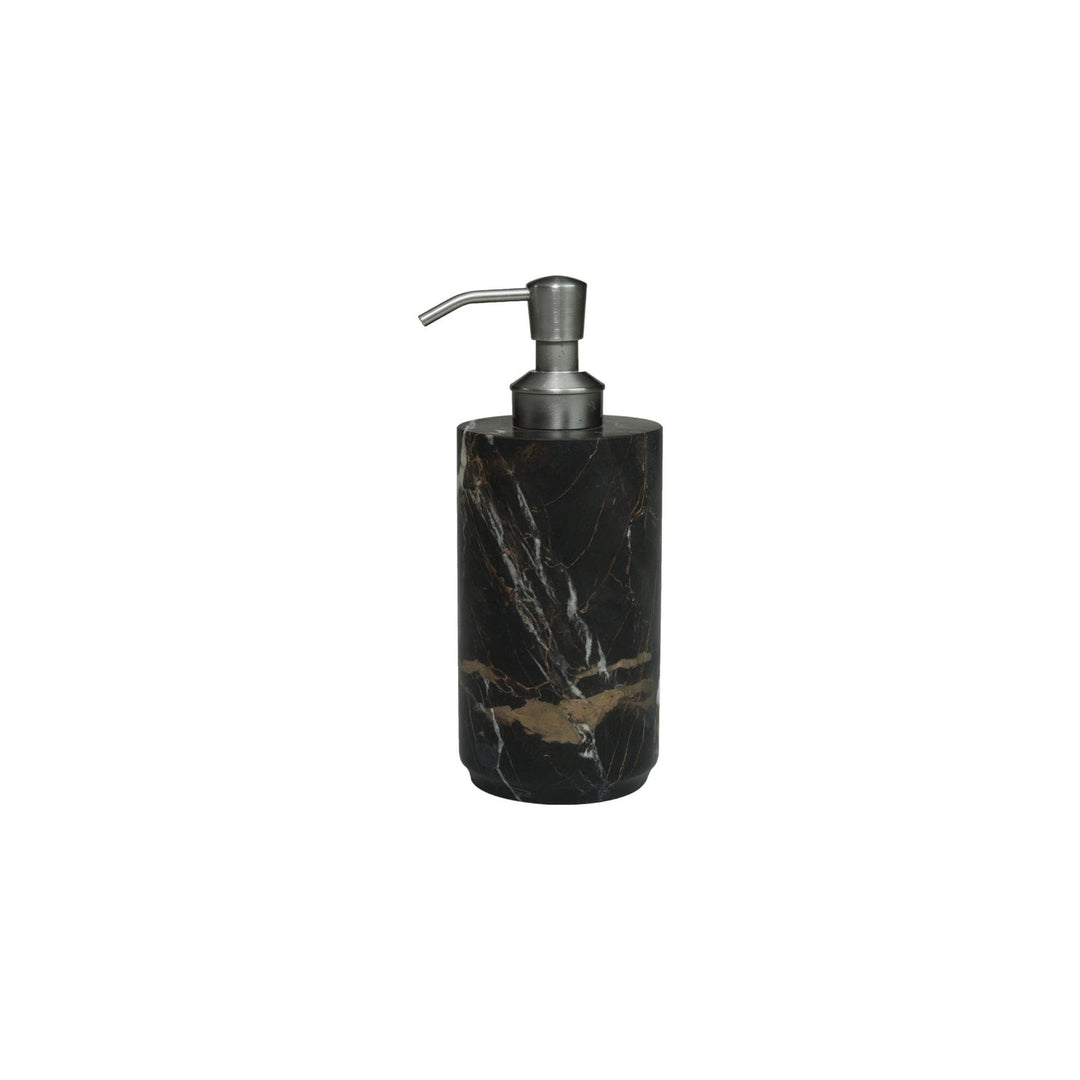 Eris Collection - Soap Dispenser-Marble Crafter-MC-BA03-1BG-Bathroom DecorBlack & Gold-5-France and Son
