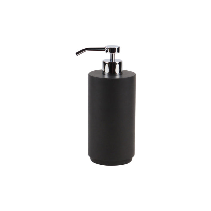 Eris Collection - Soap Dispenser-Marble Crafter-MC-BA03-1JBH-Bathroom DecorJet Black - Marble Honed-6-France and Son