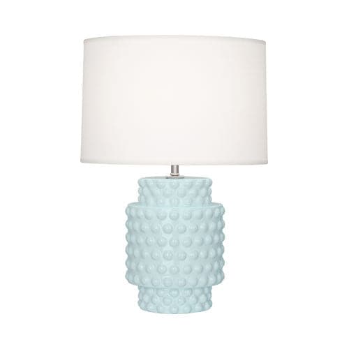 Small Dolly Accent Lamp-Robert Abbey Fine Lighting-ABBEY-BB801-Table LampsBaby Blue-5-France and Son