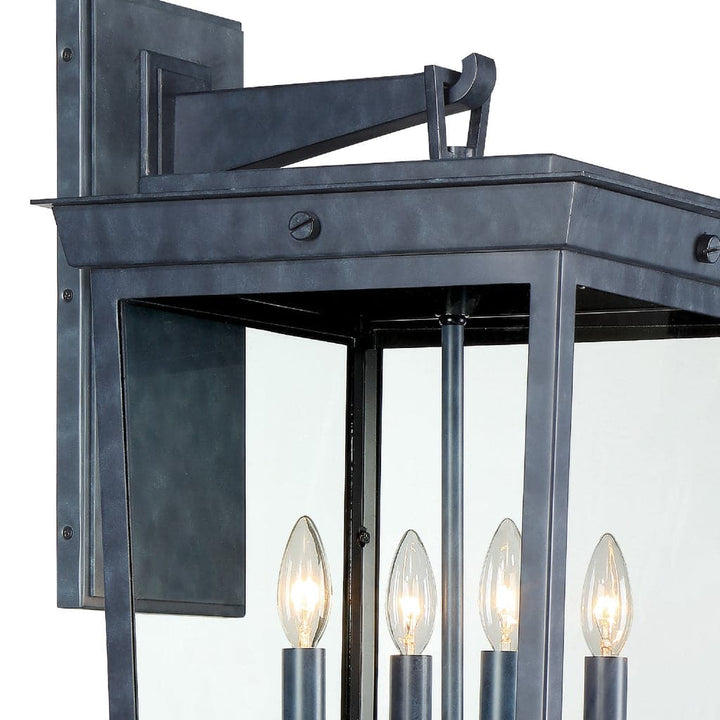 Belmont 4 Light Outdoor Wall Mount-Crystorama Lighting Company-CRYSTO-BEL-A8064-GE-Outdoor Lighting-3-France and Son