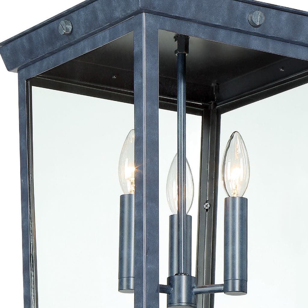 Belmont 3 Light Outdoor Pendant-Crystorama Lighting Company-CRYSTO-BEL-A8065-GE-Outdoor Pendants-3-France and Son