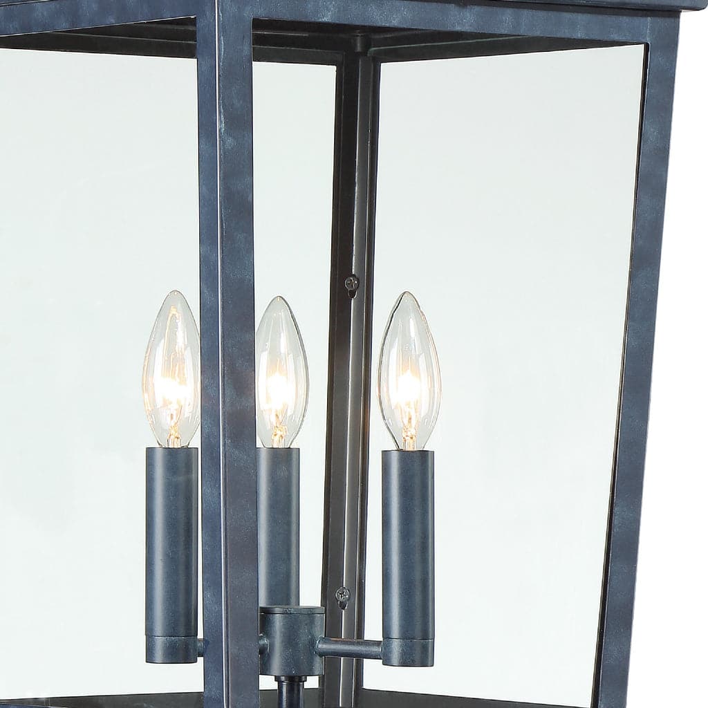 Belmont 3 Light Outdoor Lantern Post-Crystorama Lighting Company-CRYSTO-BEL-A8069-GE-Outdoor Post Lanterns-3-France and Son