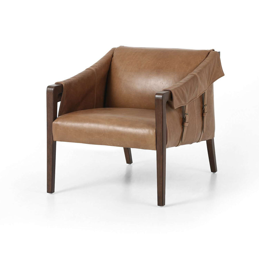 Bauer Chair-Four Hands-FH-CABT-113Y-208-Lounge ChairsDakota Warm Taupe Leather-1-France and Son