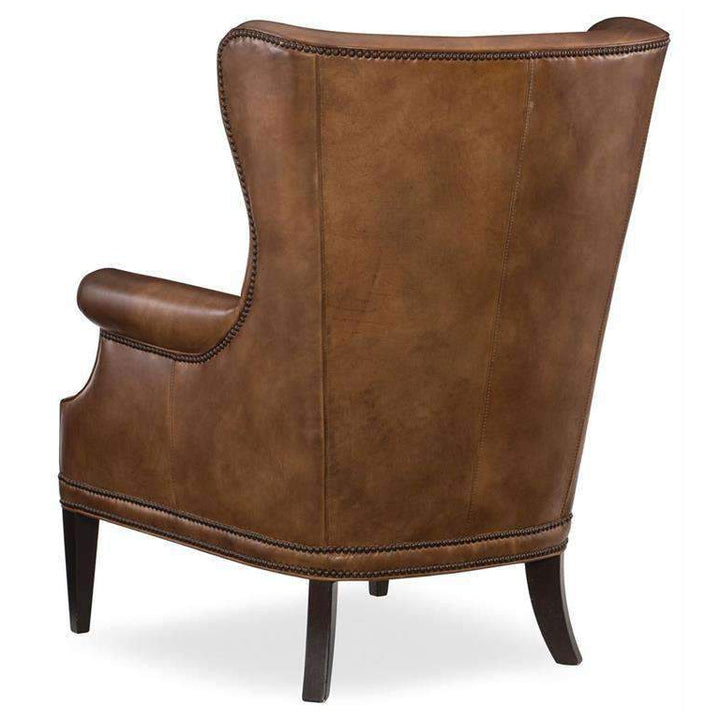 Maya Wing Club Chair-Hooker-HOOKER-CC513-083-Lounge ChairsBrown-3-France and Son