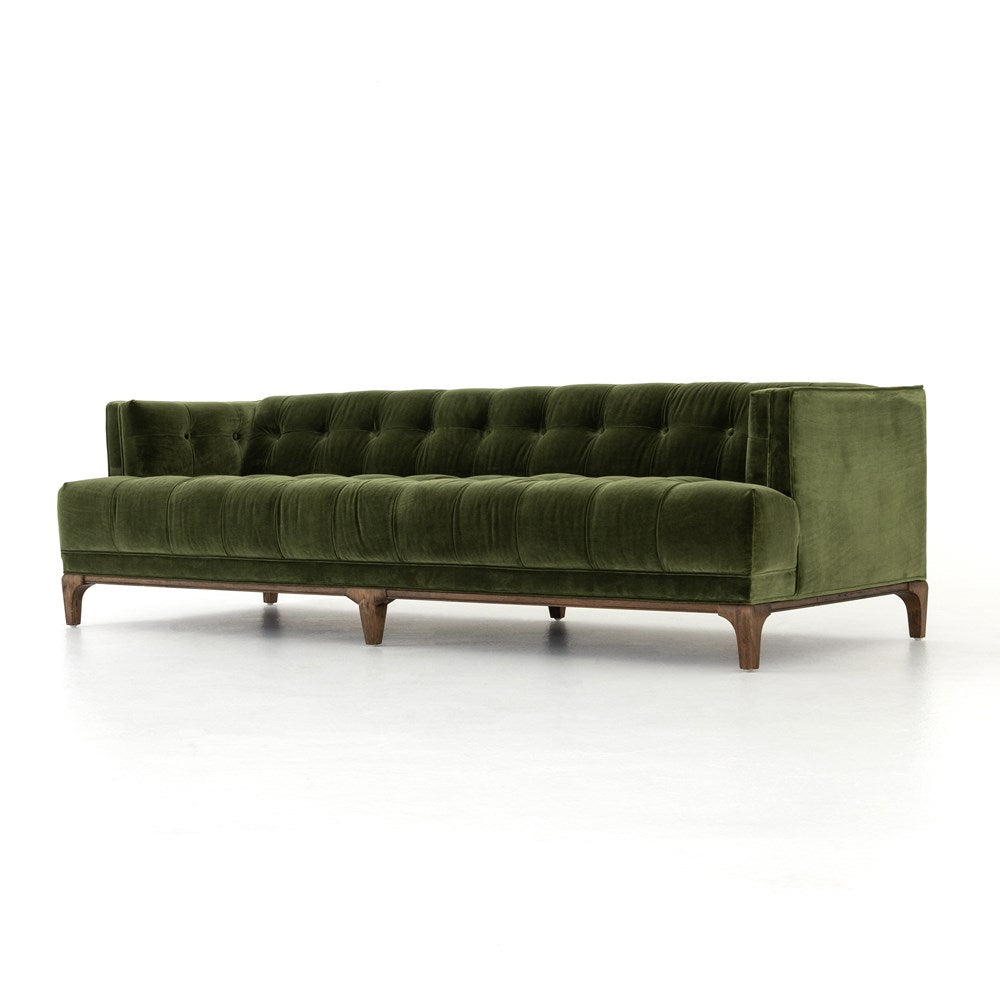 Dylan Sofa-Four Hands-FH-CKEN-E1C-557-SofasSapphire Olive Fabric-1-France and Son