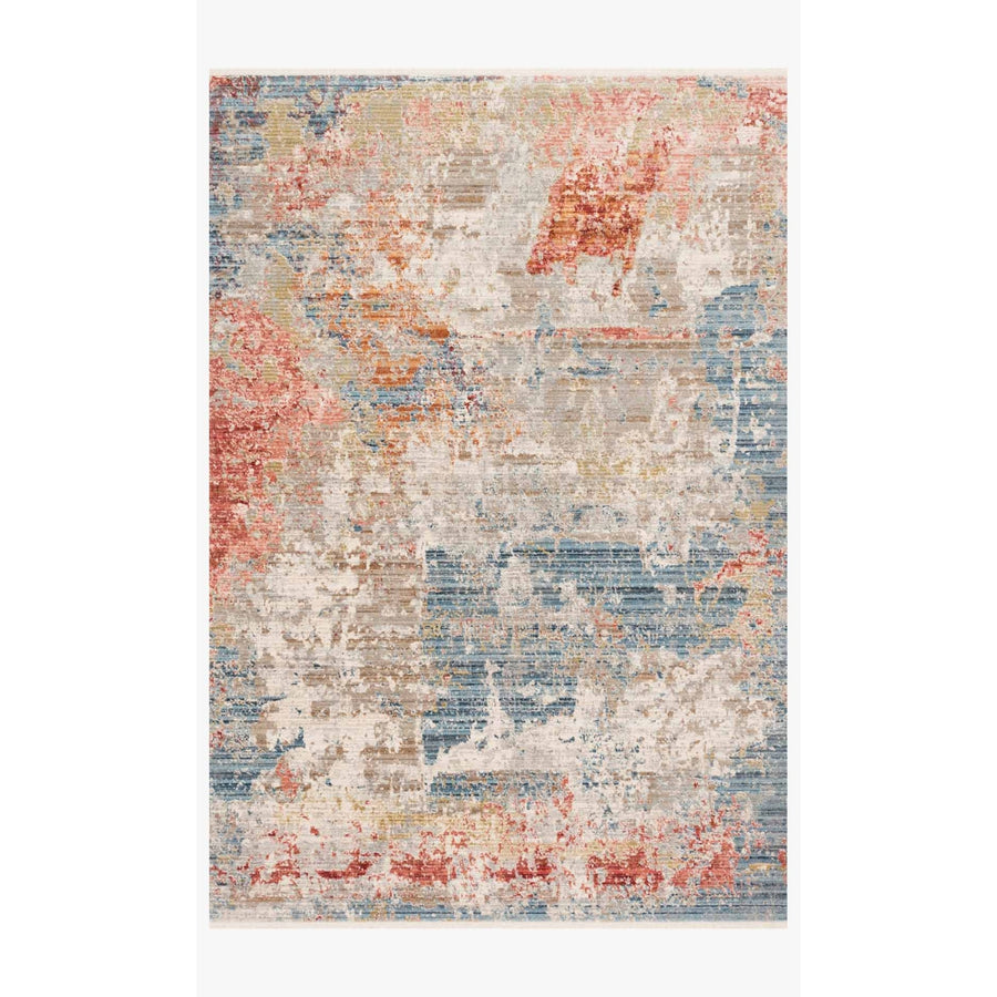 Claire CLE-07 Grey / Multi Area Rug-Loloi-LOLOI-CLAECLE-07GYML2780-Rugs2'-7" x 8'-0"-1-France and Son