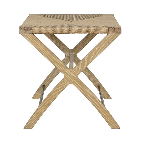 Conan Rush Seat X Side Stool-Worlds Away-WORLD-CONAN CO-1-Stools & OttomansNatural-5-France and Son