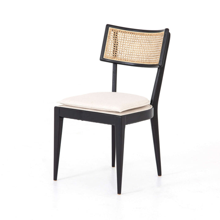 Britt Cane Dining Chair-Four Hands-FH-109519-007-Dining ChairsBrushed Ebony-1-France and Son