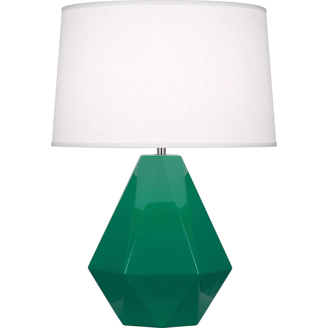 Delta Table Lamp-Robert Abbey Fine Lighting-ABBEY-EG930-Table LampsEmerald-13-France and Son