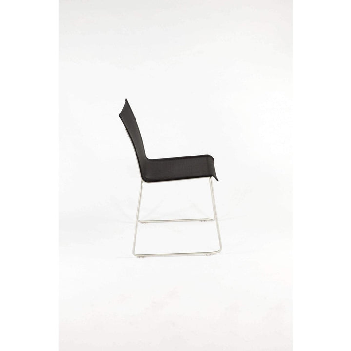 Lanai Side Chair - Outdoor-France & Son-FCC0701BLK-Outdoor Dining Chairs-2-France and Son