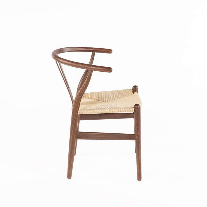 Wegner Wishbone Y Chair - Solid Walnut-France & Son-FEC1527WALNUT-Dining Chairs-4-France and Son