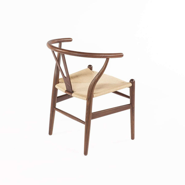 Wegner Wishbone Y Chair - Solid Walnut-France & Son-FEC1527WALNUT-Dining Chairs-2-France and Son