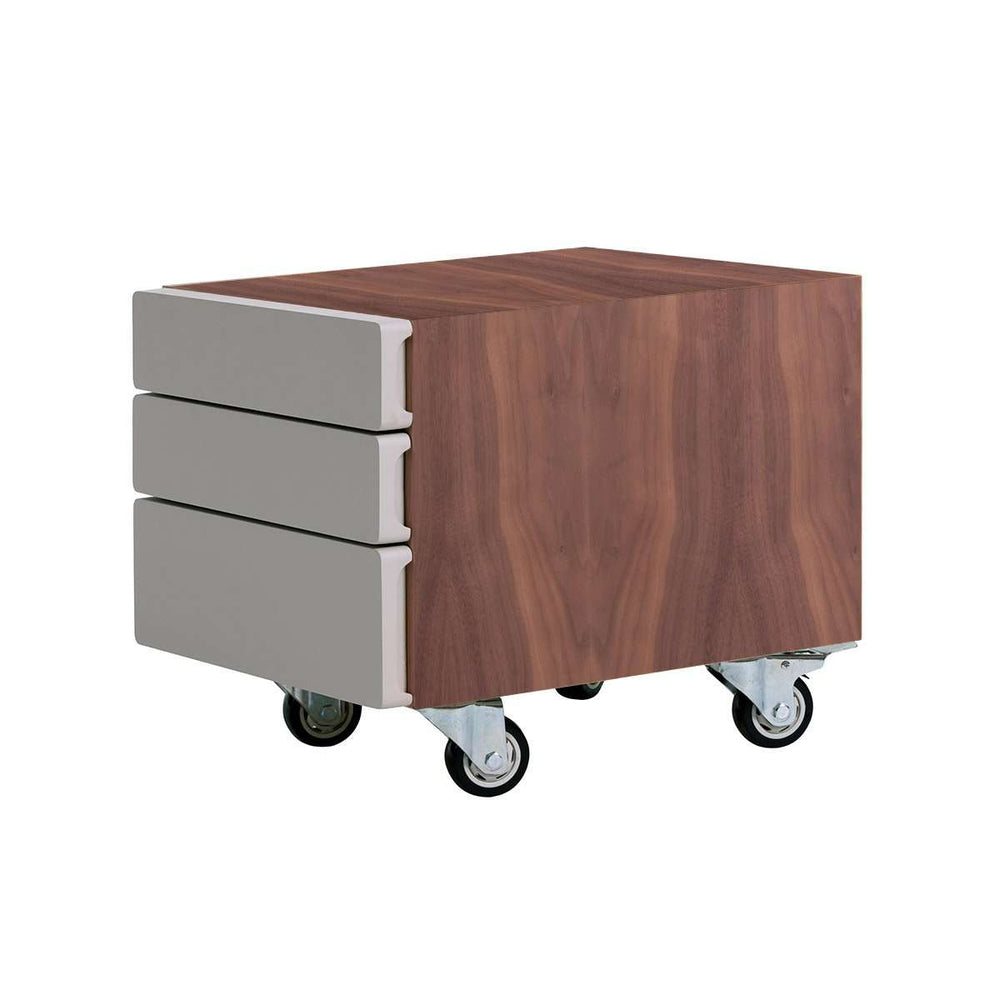 Modern Kutio Rolling Storage Cabinet-France & Son-FES5505LGREY-Side Tables-2-France and Son