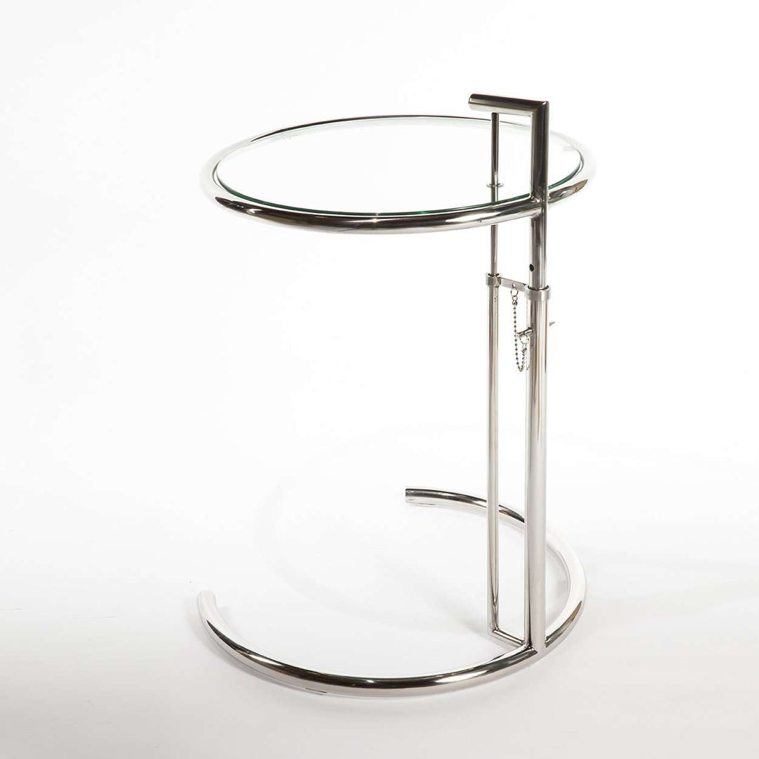 Italian made Eileen Grey Adjustable Table-France & Son-FST778CHR-Side Tables-2-France and Son