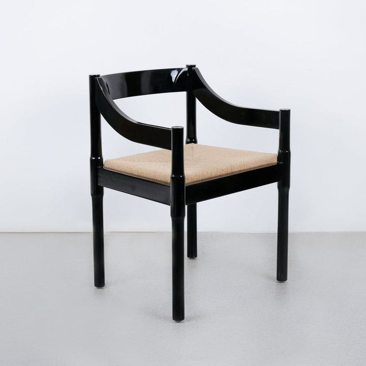Magistretti Arm Chair-France & Son-FL1029BLK-Dining ChairsBlack-5-France and Son