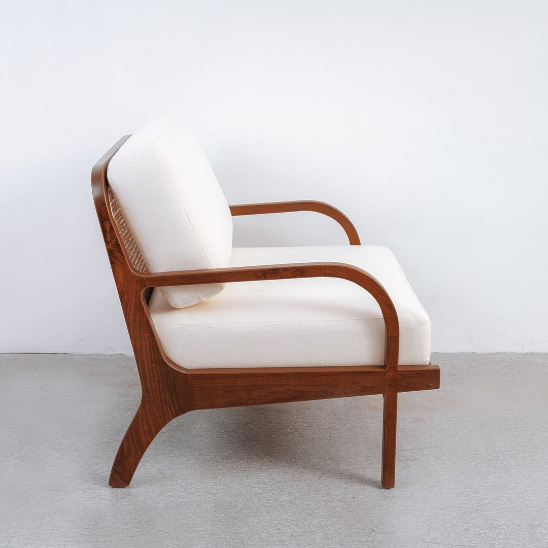Gaspar Armchair-France & Son-FL1040BGE-Lounge Chairs-2-France and Son