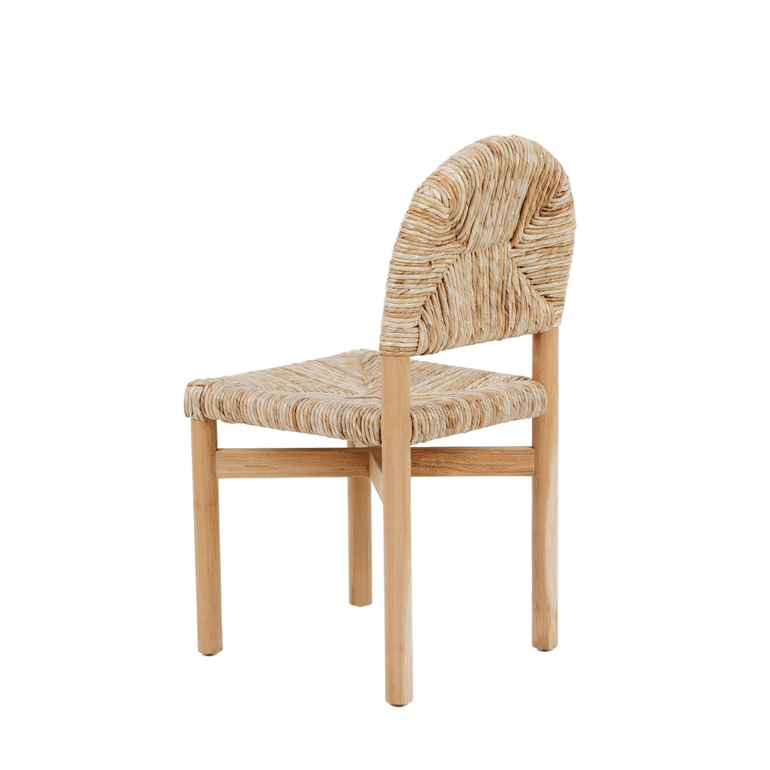 Perriand Rounded Side Chair-France & Son-FL1091NTRL-Dining Chairs-3-France and Son
