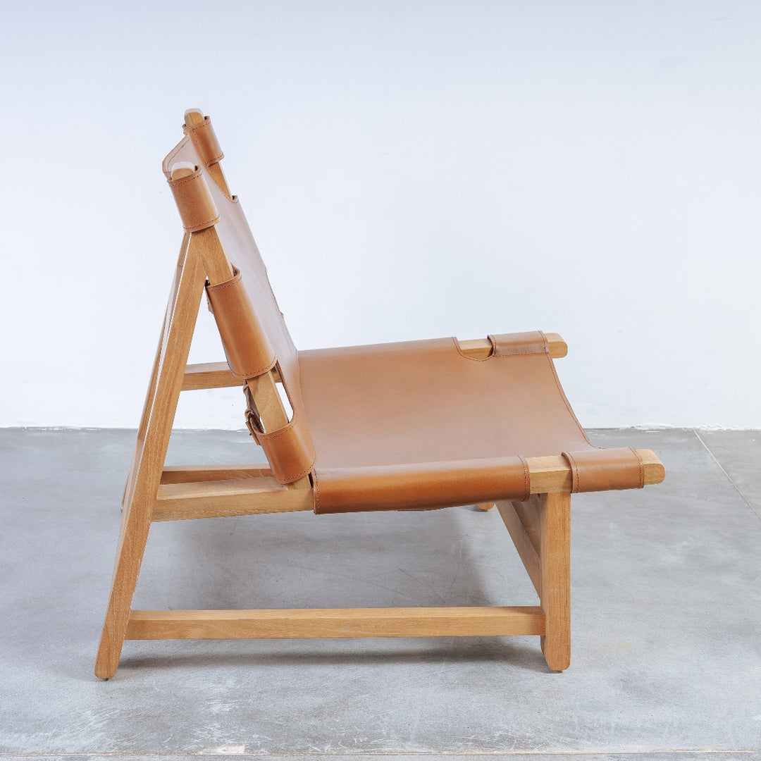 Mid Century Armless Spanish Chair-France & Son-FL1309TEAK-Lounge Chairs-6-France and Son