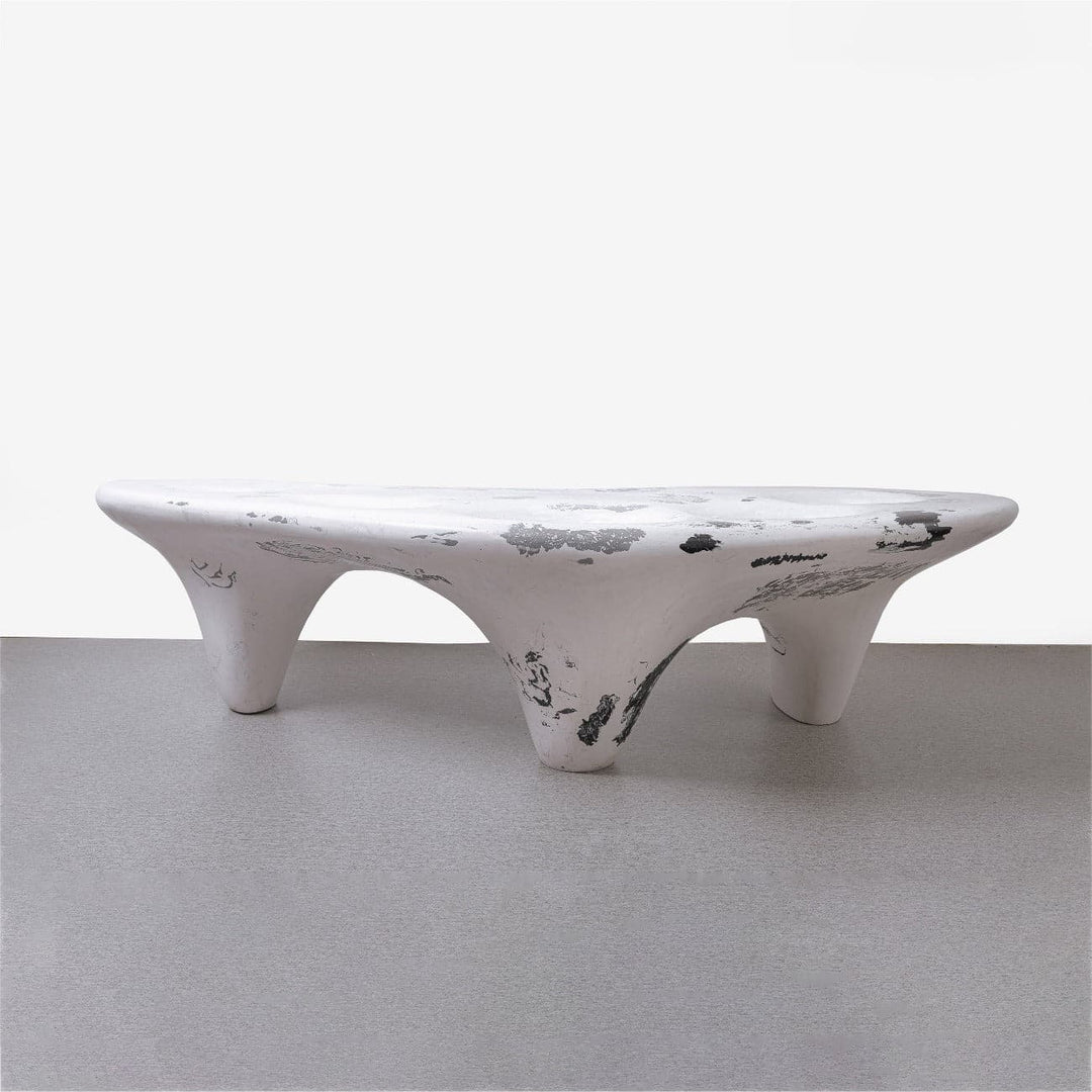 Amoeba Coffee Table Bench-France & Son-FL1446WHT-Coffee Tables-1-France and Son