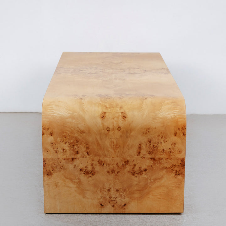 Nerthus Burl Waterfall Coffee Table-France & Son-FL1479-Coffee Tables-5-France and Son