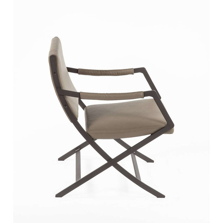 Kern Accent Chair-France & Son-FV361TAUPE-Lounge Chairs-2-France and Son