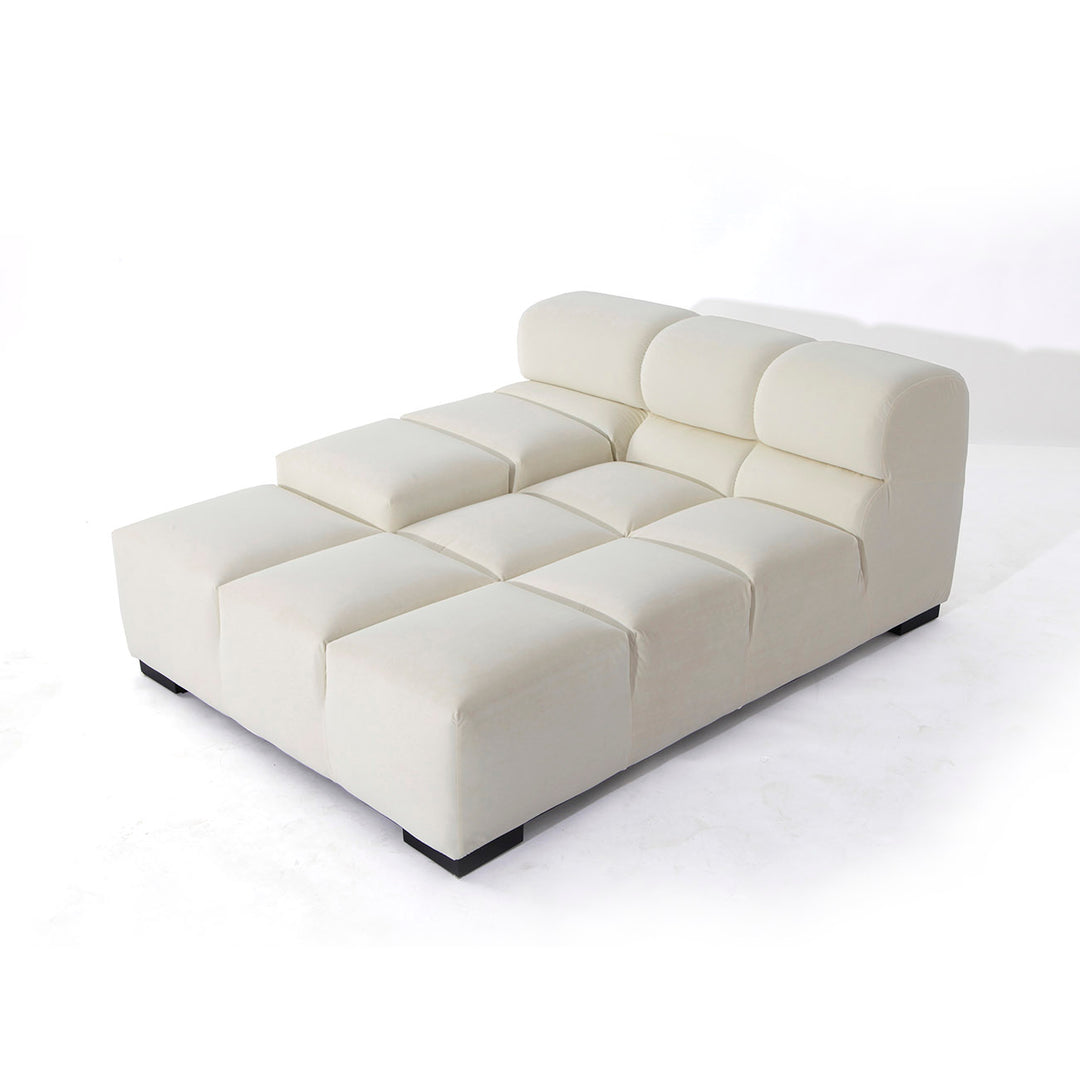 Modular Tufted Sofa-France & Son-FYS0023LBGE-SectionalsLAF Chaise (When Facing)-6-France and Son