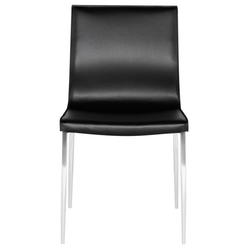 Colter Dining Side Chair-Nuevo-NUEVO-HGAR393-Dining ChairsBlack-2-France and Son