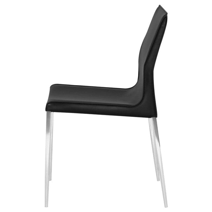 Colter Dining Side Chair-Nuevo-NUEVO-HGAR393-Dining ChairsBlack-3-France and Son
