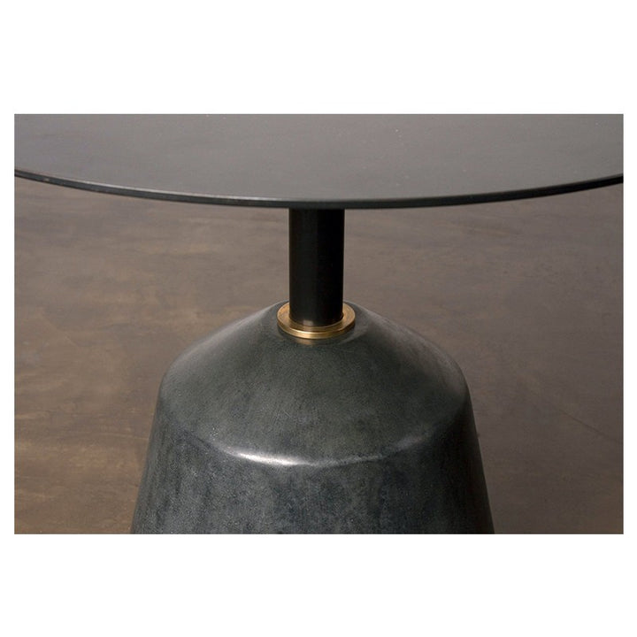 Exeter Side Table-Nuevo-NUEVO-HGDA540-Side Tablesblack concrete base-Medium-black steel top-4-France and Son
