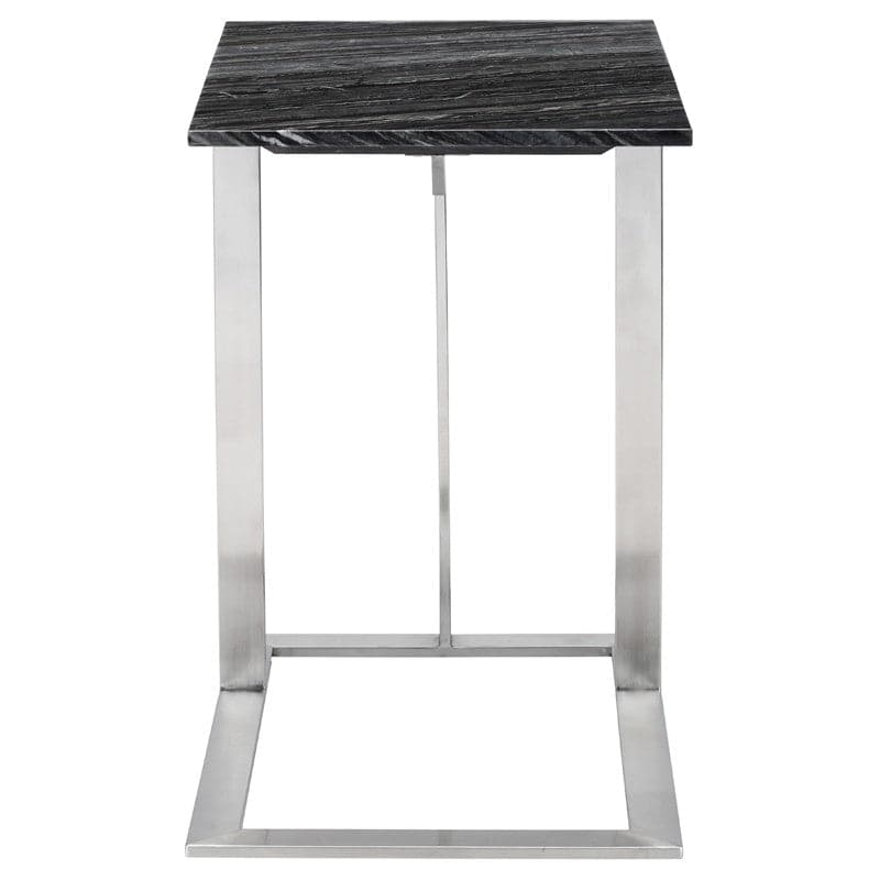 Dell Side Table-Nuevo-NUEVO-HGNA287-Side Tablesbrushed gold base-Black-4-France and Son