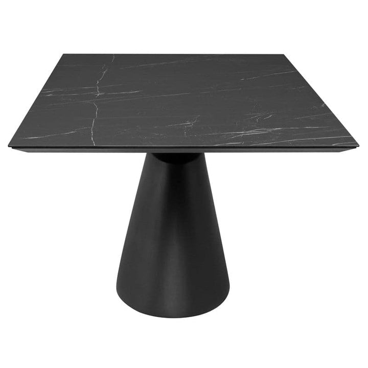 Taji Dining Table - Rectangle-Nuevo-NUEVO-HGNE236-Dining TablesLarge-Onyx on Top-Black-7-France and Son