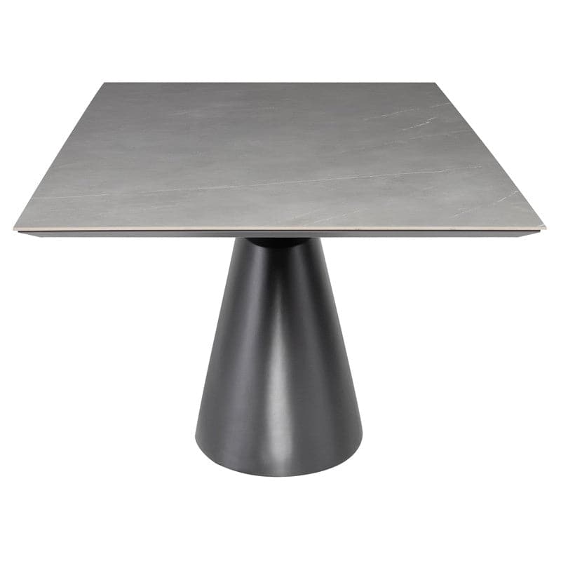 Taji Dining Table - Rectangle-Nuevo-NUEVO-HGNE236-Dining TablesLarge-Onyx on Top-Black-11-France and Son