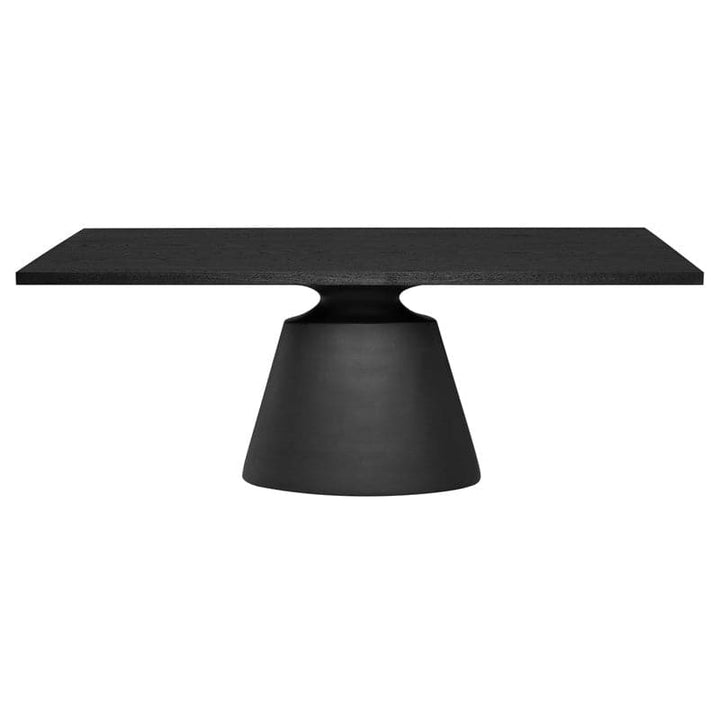 Taji Dining Table - Rectangle-Nuevo-NUEVO-HGNE320-Dining TablesMedium-Onyx on Top-Black-8-France and Son