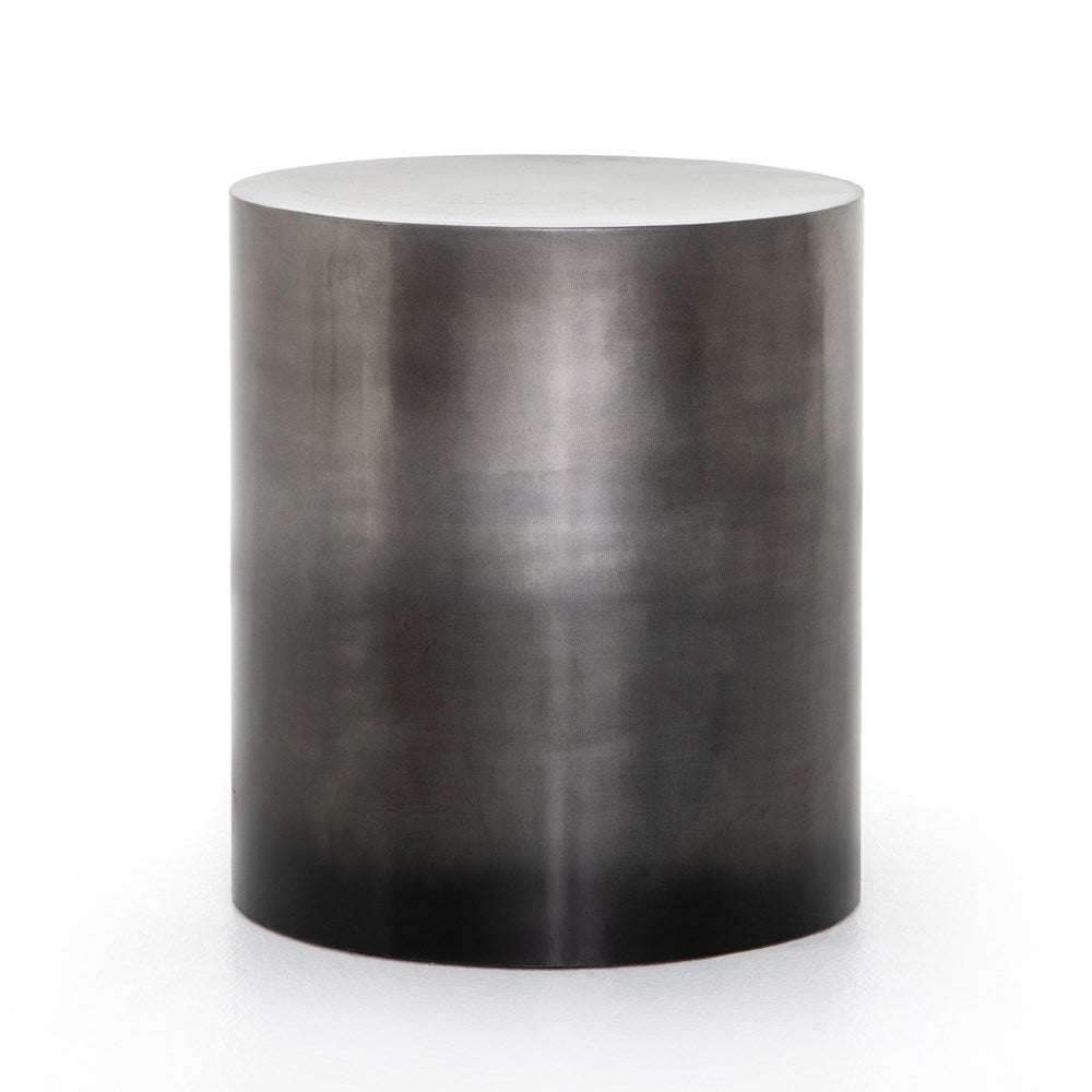 Cameron Ombre End Table-Four Hands-FH-IASR-107A-Side TablesOMBRE ANTIQUE PEWTER-7-France and Son