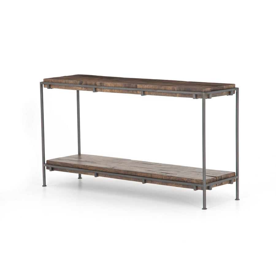 Simien Console Table-Gunmetal-Four Hands-FH-IHRM-072-Console Tables-1-France and Son