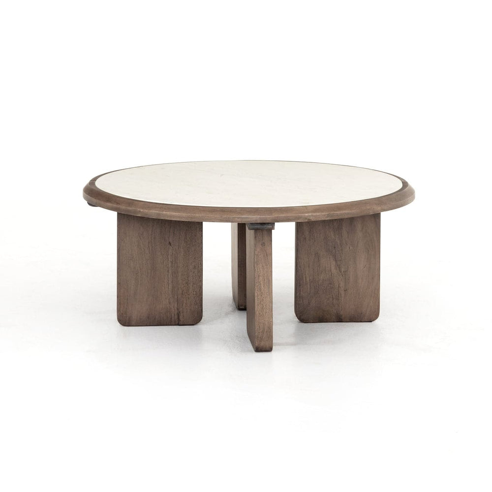 Britton Round Coffee Table-Four Hands-FH-IHRM-203-Coffee Tables-2-France and Son