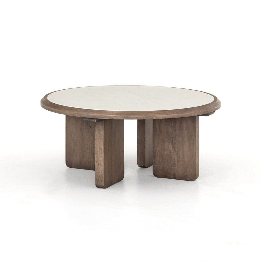 Britton Round Coffee Table-Four Hands-FH-IHRM-203-Coffee Tables-1-France and Son