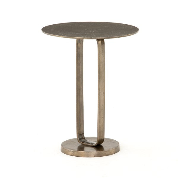 Douglas End Table-Four Hands-FH-IMAR-215A-Side TablesAged Bronze-1-France and Son