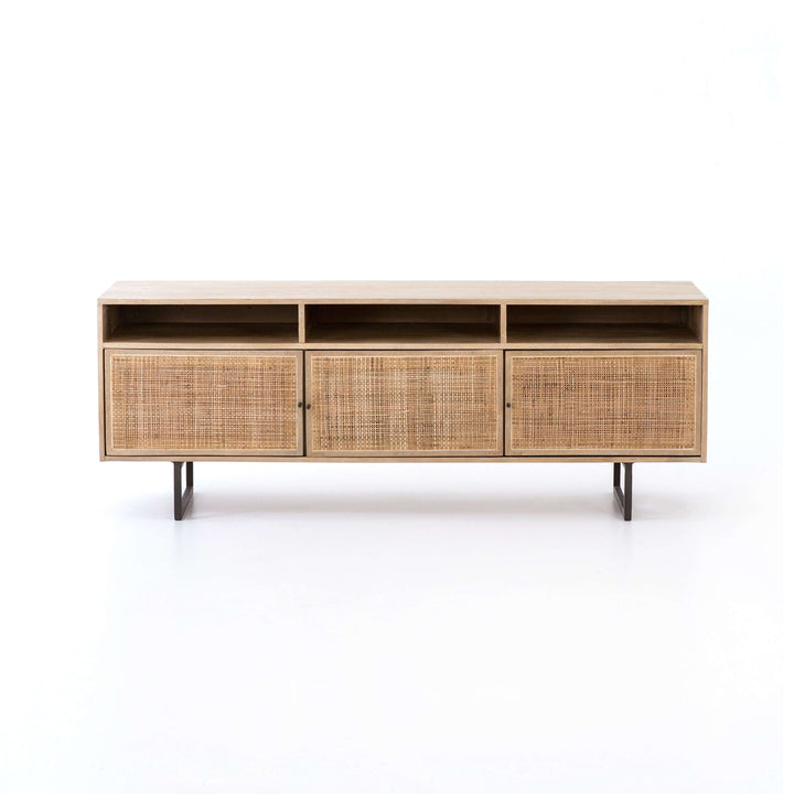Carmel Media Console-Four Hands-FH-IPRS-003-Media Storage / TV StandsNatural Mango-3-France and Son