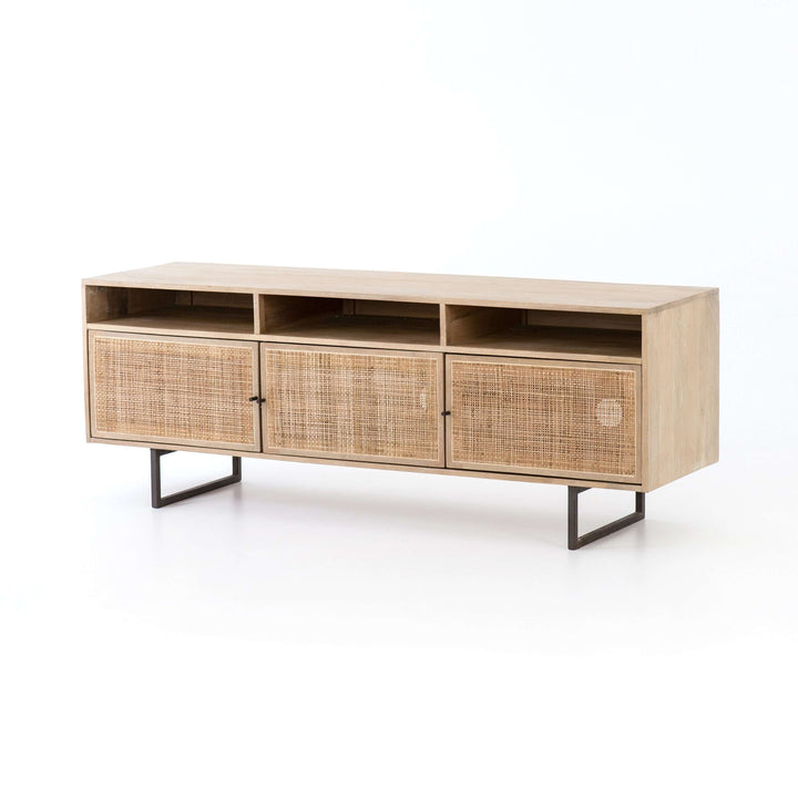 Carmel Media Console-Four Hands-FH-IPRS-003-Media Storage / TV StandsNatural Mango-1-France and Son