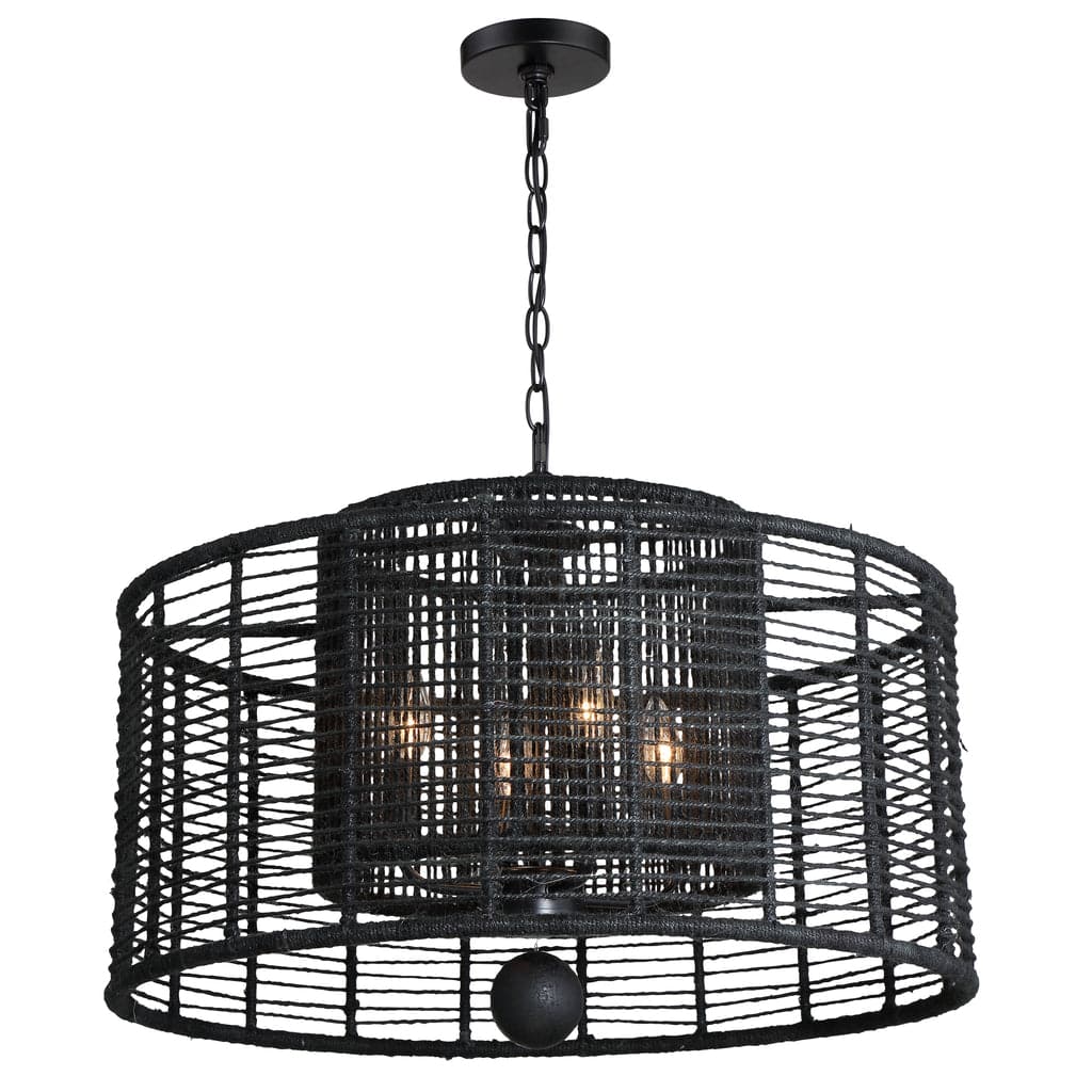 Jayna 4 Light Chandelier-Crystorama Lighting Company-CRYSTO-JAY-A5004-MK-ChandeliersBlack-2-France and Son