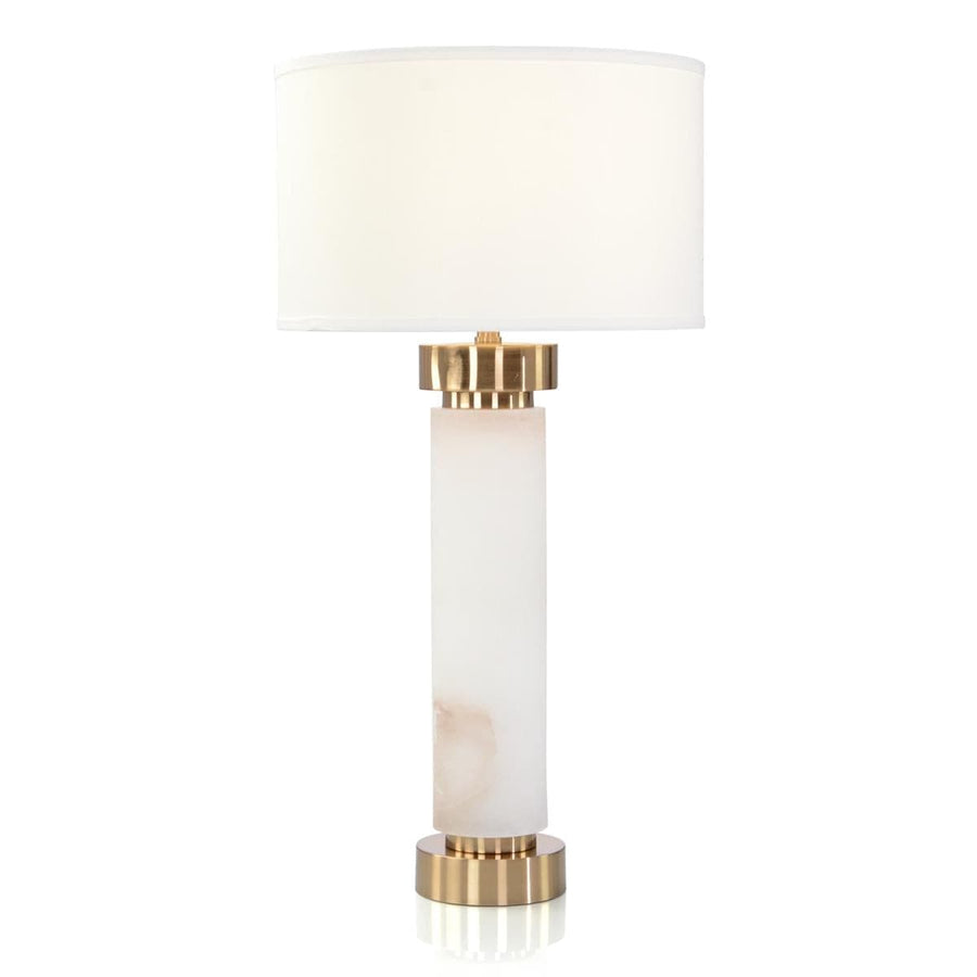 Alabaster and Coffee Bronze Table Lamp-John Richard-JR-JRL-10455-Table Lamps-1-France and Son