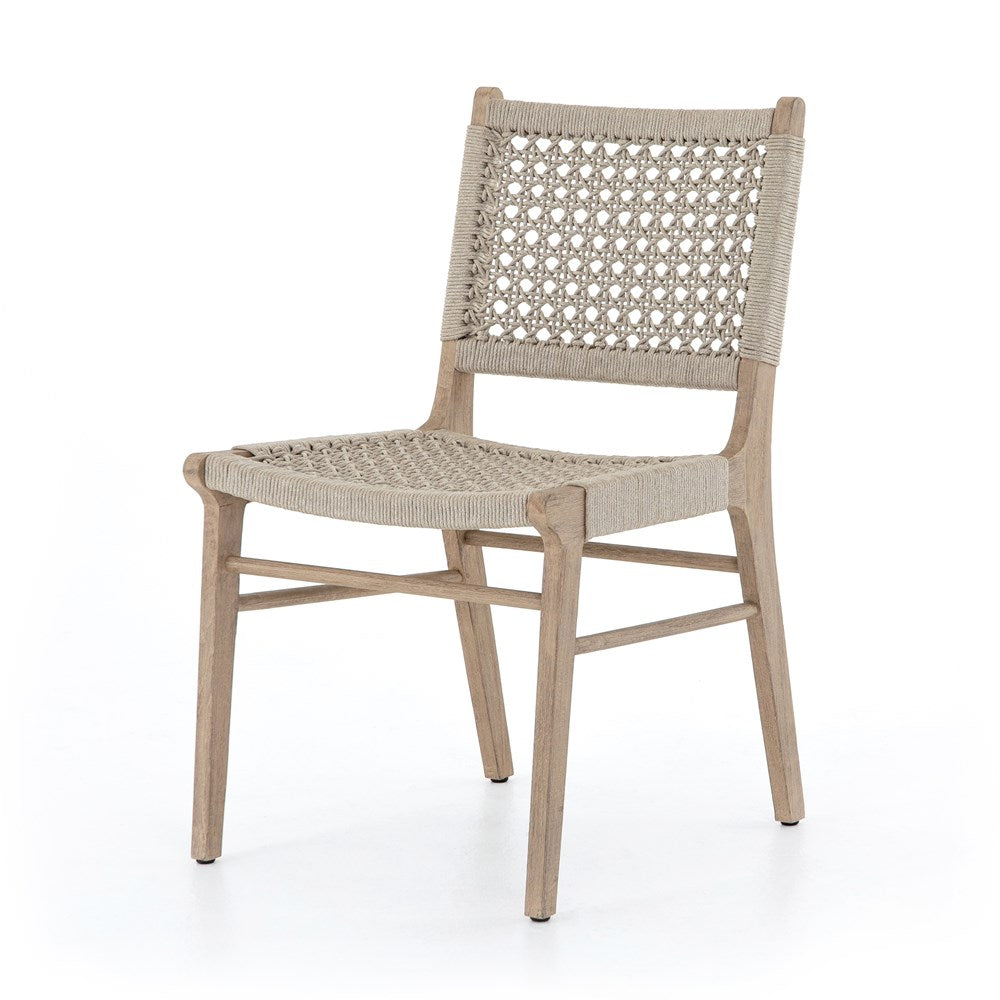 Delmar Outdoor Dining Chair-Four Hands-FH-JSOL-031A-Outdoor Dining ChairsWashed Brown-Fsc-1-France and Son