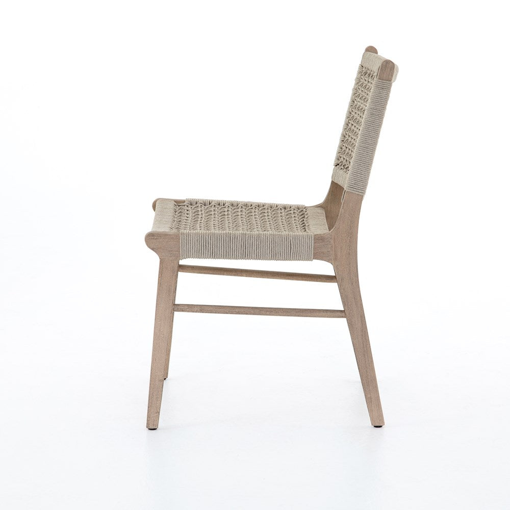 Delmar Outdoor Dining Chair-Four Hands-FH-JSOL-031A-Outdoor Dining ChairsWashed Brown-Fsc-4-France and Son
